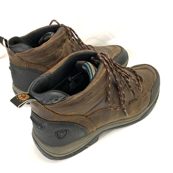 Ariat Terrain Hiking Boots Men’s Brown Waterproof Leather ATS Size US 13D - Picture 6 of 15